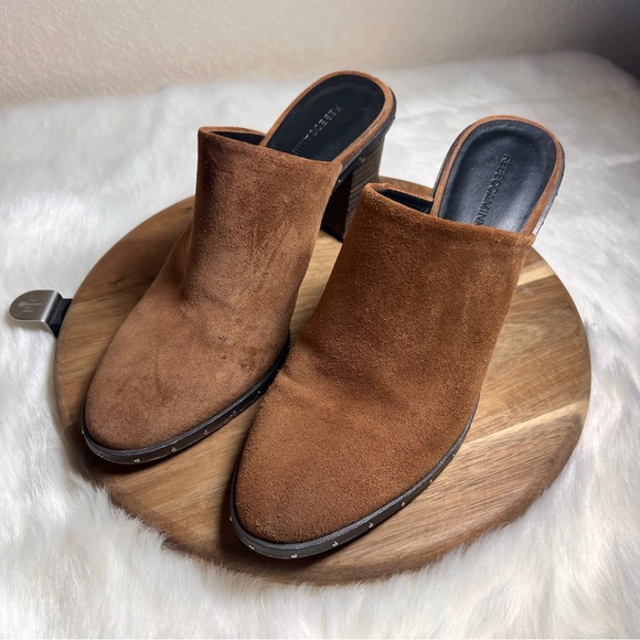 Rebecca Minkoff Brown Leather Galyn Mule Heels Size 9 - Picture 6 of 8